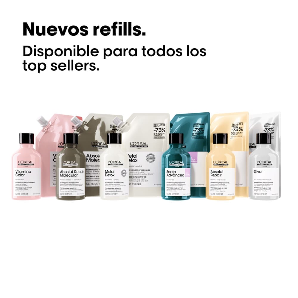 SHAMPOO REFILL L'ORÉAL PROFESSIONNEL SCALP ADVANCED (REFILL DE SHAMPOO PARA PARA CUERO CABELLUDO SENSIBLE )